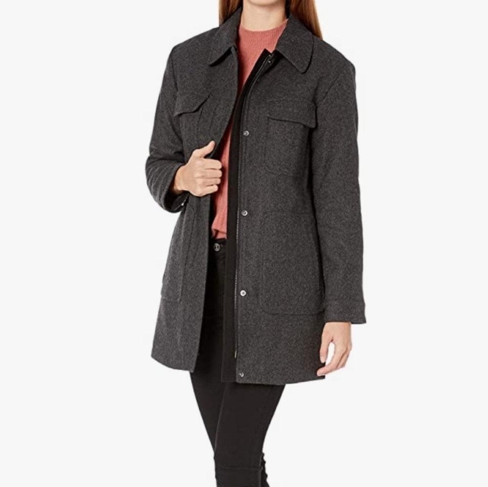Pendleton Wool Coat NWT Gray Size 4